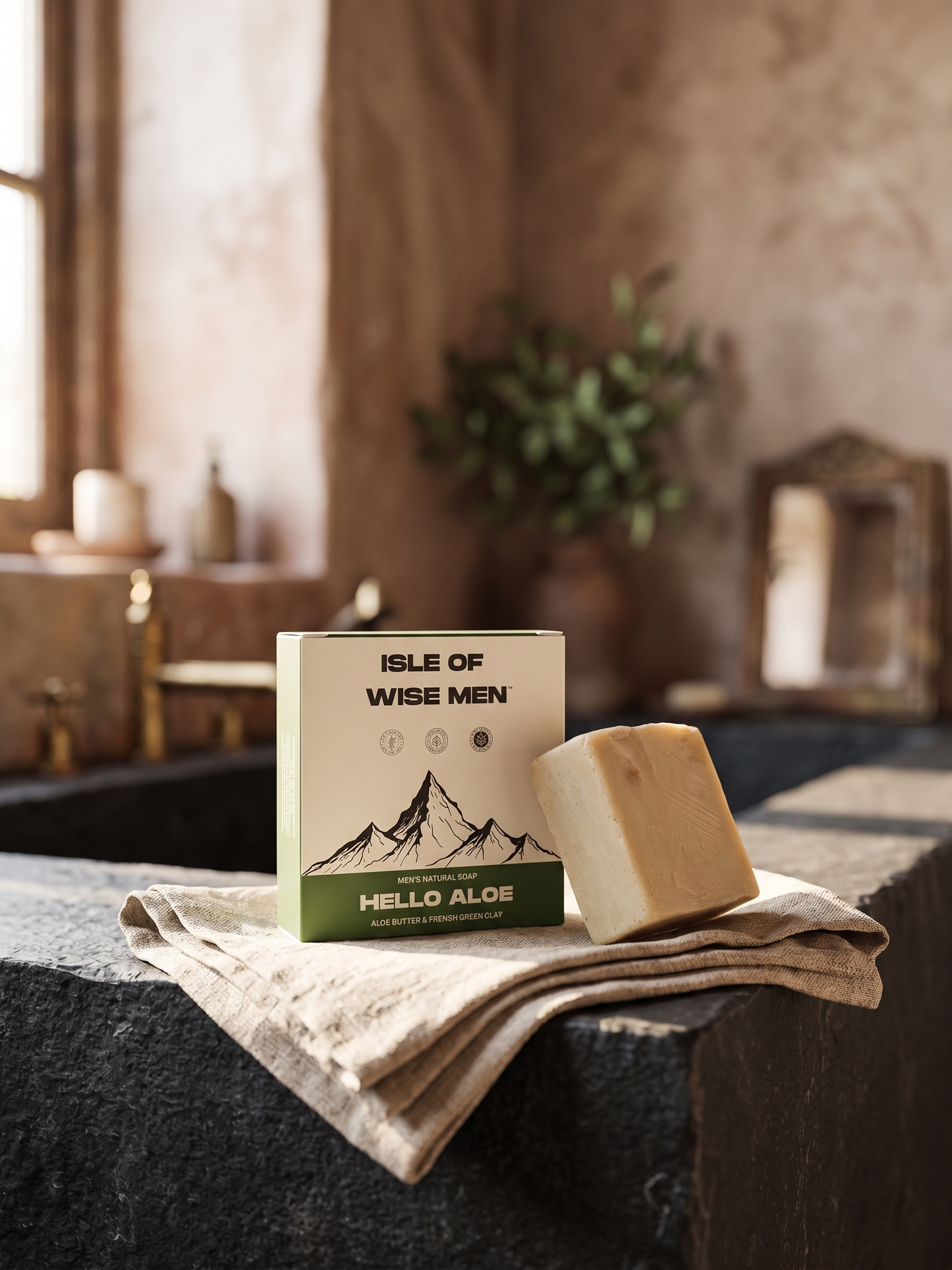 Hello Aloe - Men's Natural Soap Bar